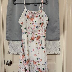 City Chic White Floral Midi Dress